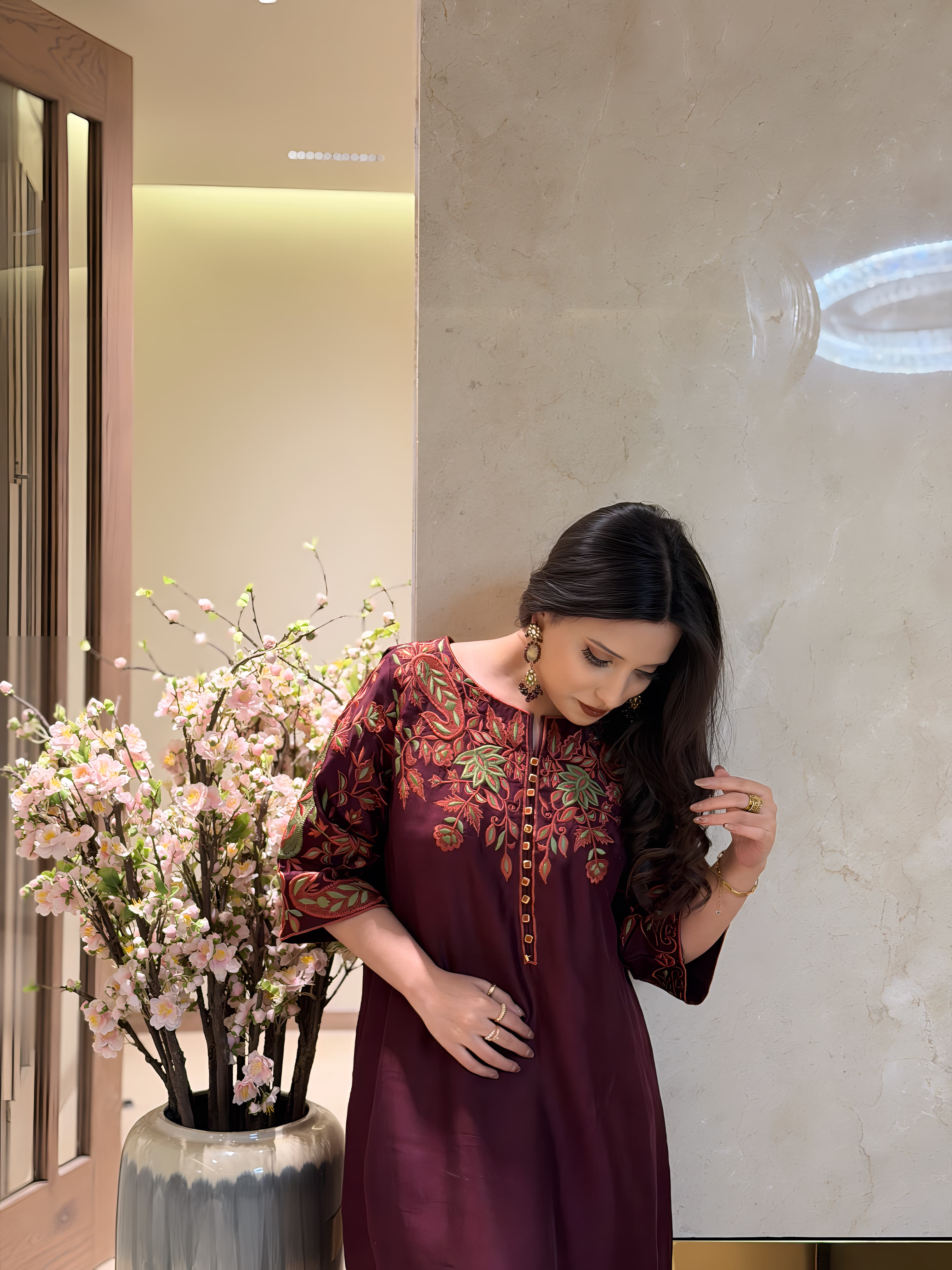 Midnight Maroon, lookbook frame 5
