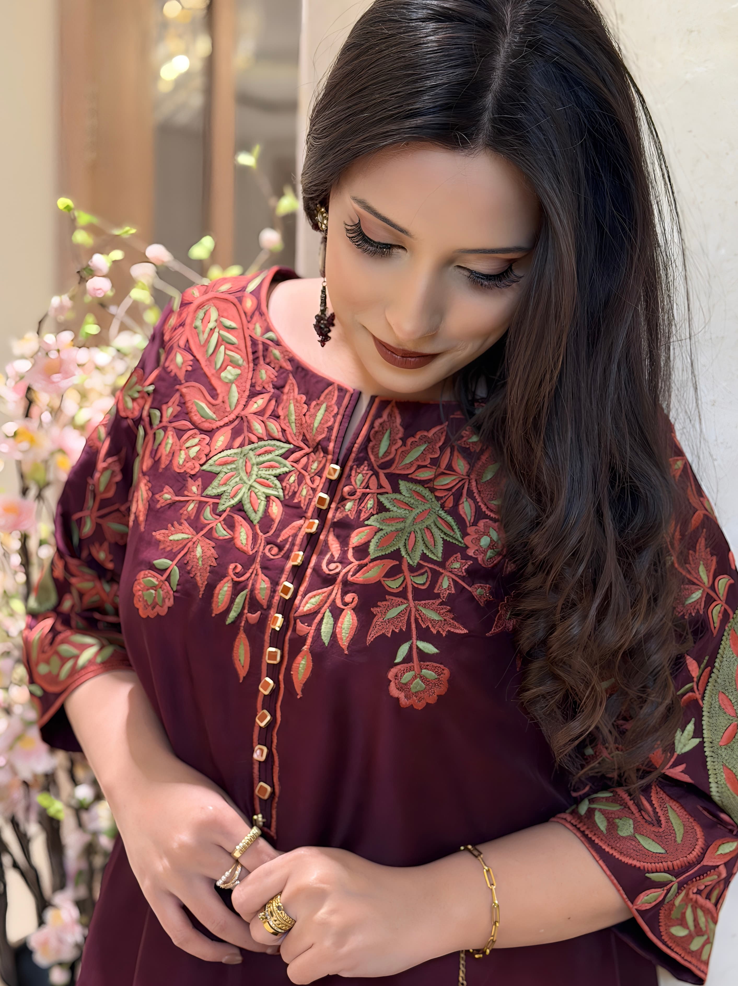 Midnight Maroon, lookbook frame 6