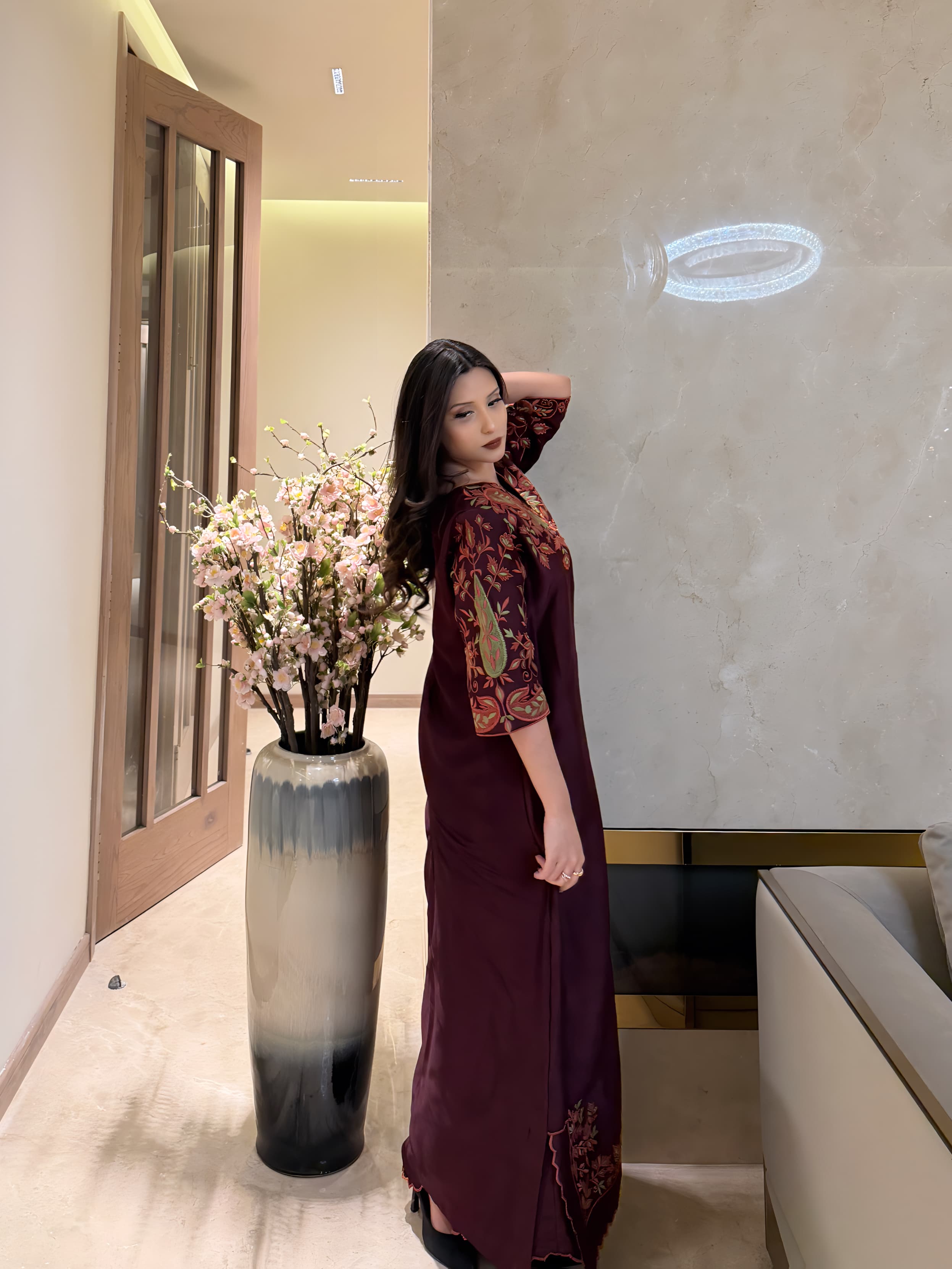 Midnight Maroon, lookbook frame 7