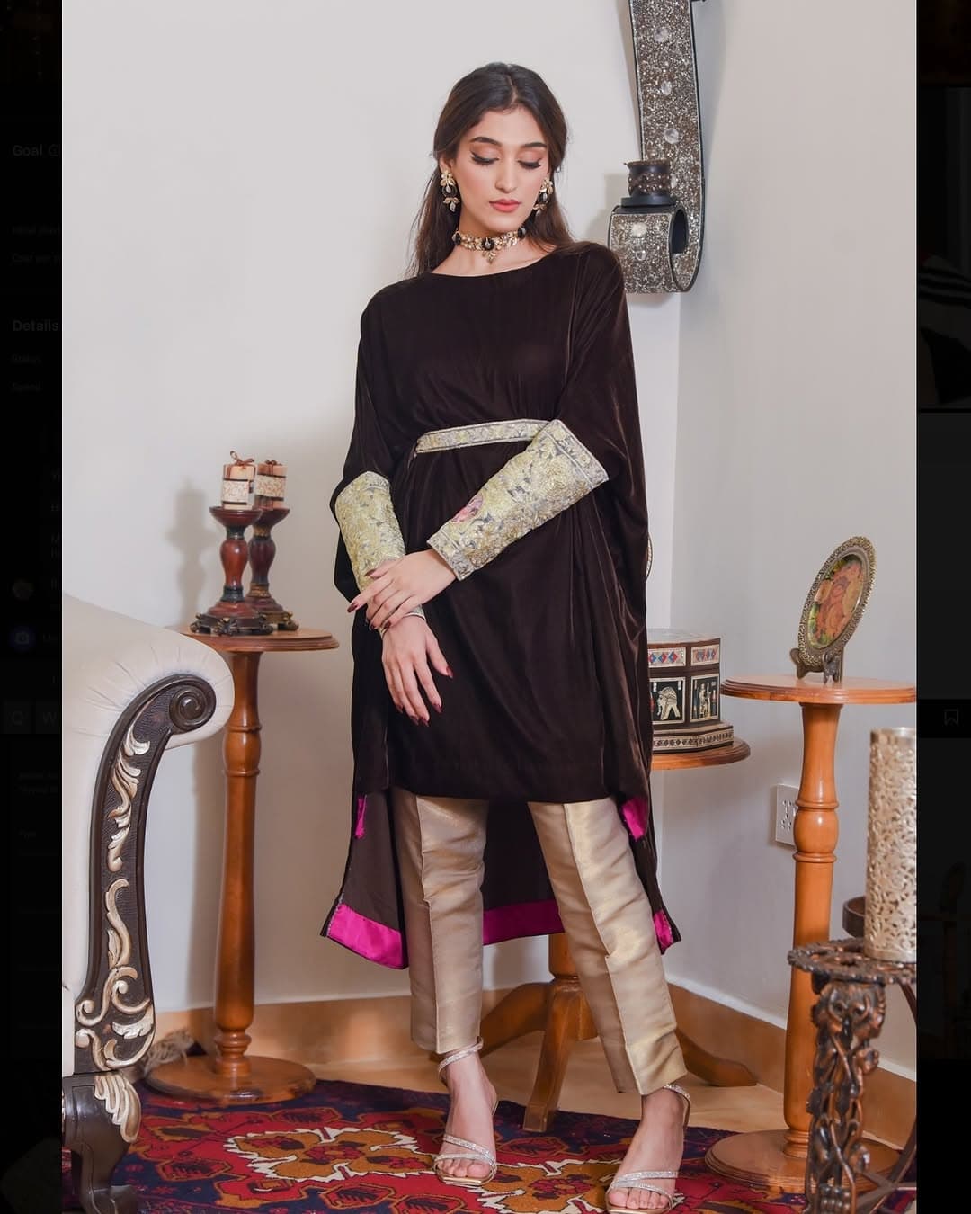 Velvet Muse, lookbook frame 2